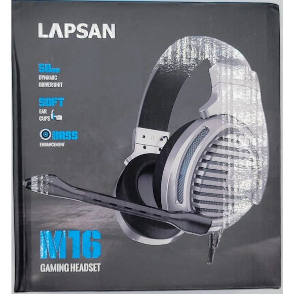 LUPSAN Gaming Headset for Xbox One PS4 PC Mic Stereo with Microphone - Picture 9 of 11